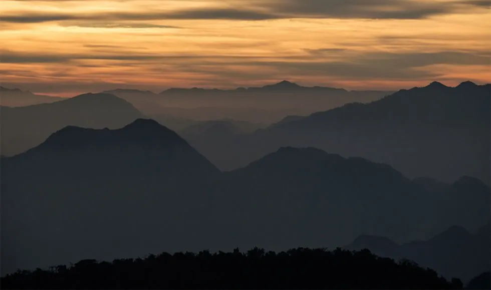 Scenery from the retreat in Rishikesh