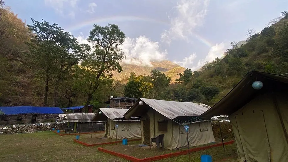 Lodging at Himalayan Forest Camp, Gular, Uttarakhand, India