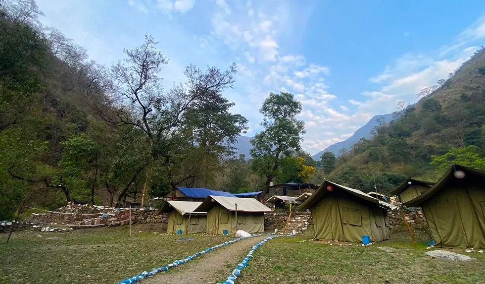 Lodging at Himalayan Forest Camp, Gular, Uttarakhand, India