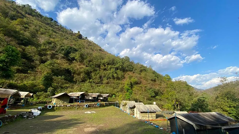 Lodging at Himalayan Forest Camp, Gular, Uttarakhand, India