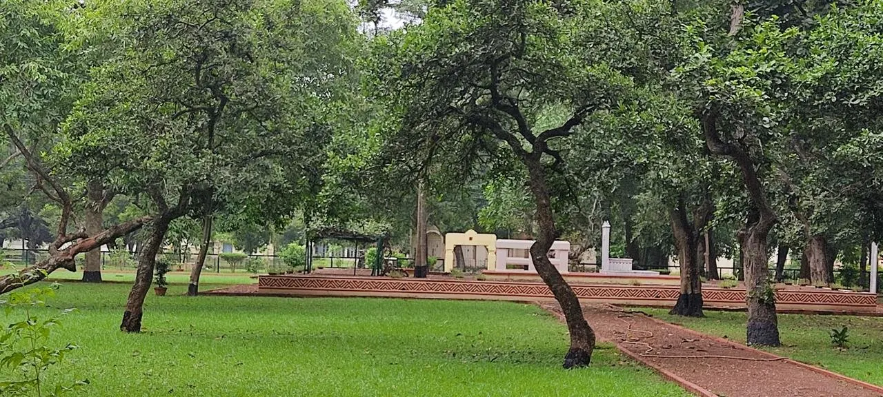 Photograph from the retreat at “Matanga”, Ratanpalli, Santiniketan, West Bengal, India